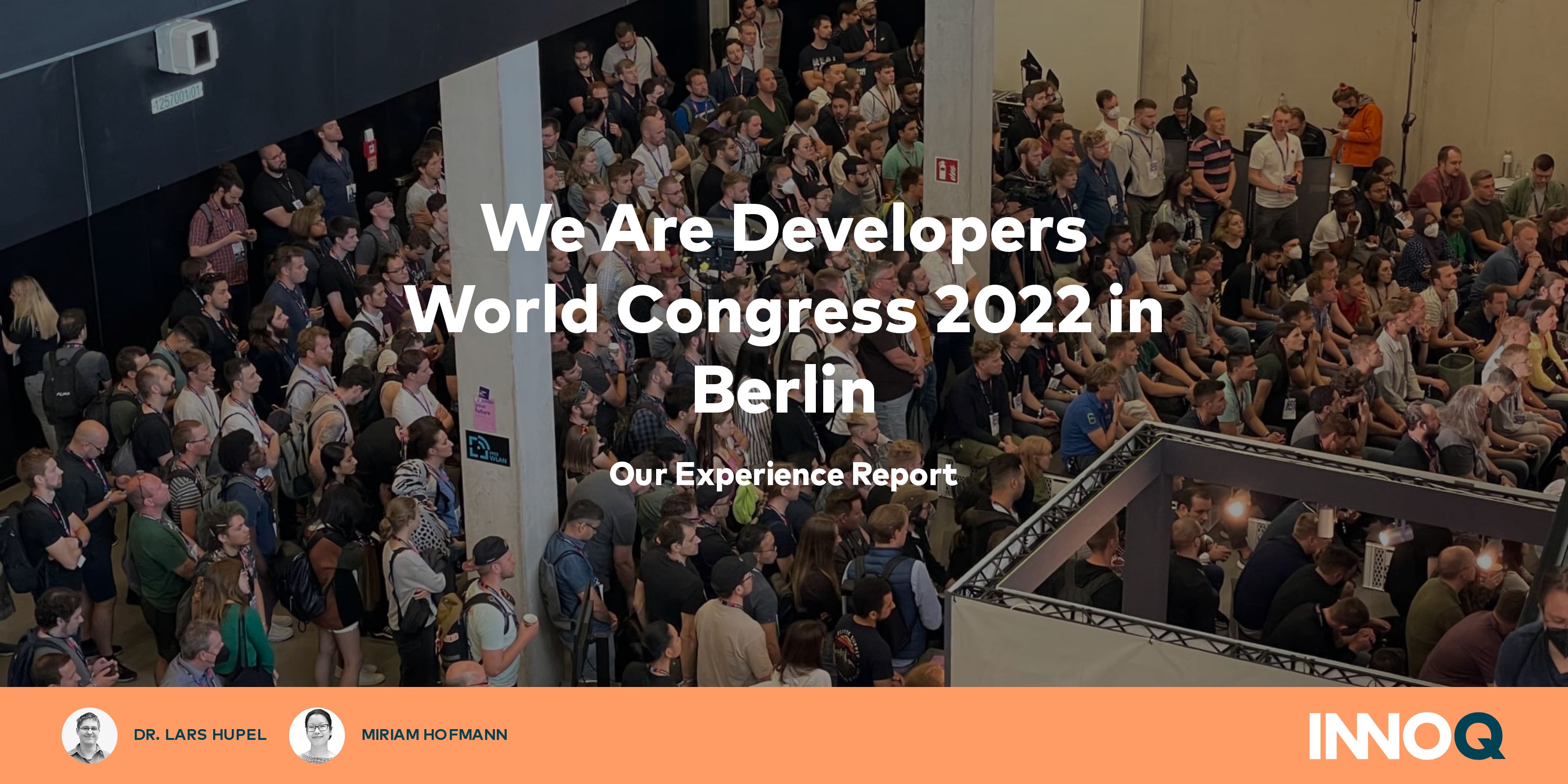 We Are Developers World Congress 2022 in Berlin INNOQ